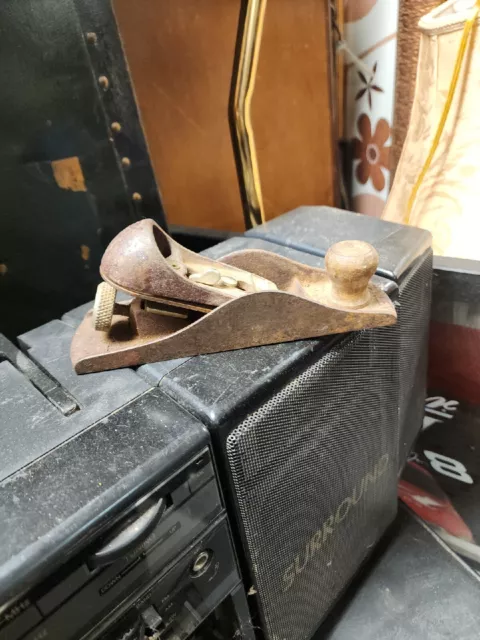 VINTAGE Stanley No 220 Wood Block Plane Planer *COLLECTIBLE*