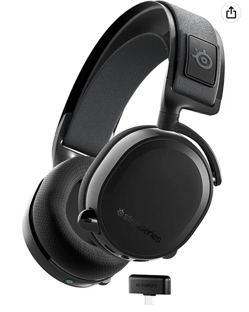 SteelSeries Arctis 7+Wireless Gaming Headset-Lossless 2.4 GHz -30H