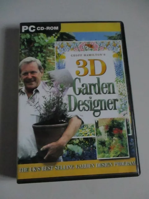 RARE RETRO OLD SCHOOL PC GAMES, Geoff Hamiltons 3D Garden Designer Software PC