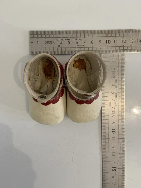 Chaussures Anciennes Pour Poupee Ancienne Jumeau, Bru, Steiner, Sfbj 2