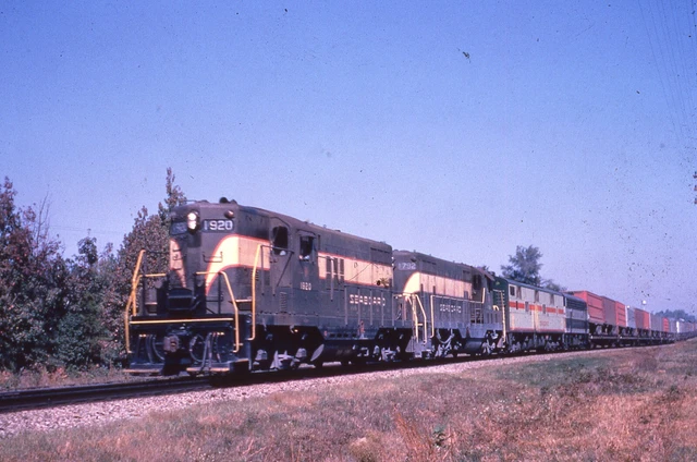 Duplicate Train Slide Seaboard GP-9 #1920 08/1962 Neuse N. Carolina