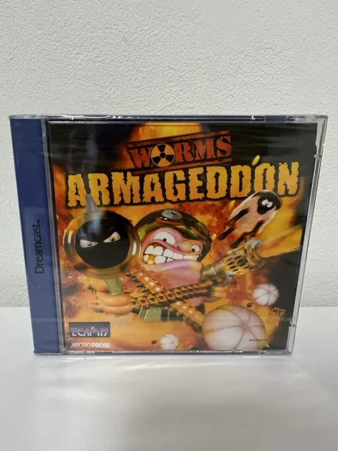 Worms : Armageddon (Sega Dreamcast, 1999) NEU SEALED VERSCHWEISST WATA VGA PAL