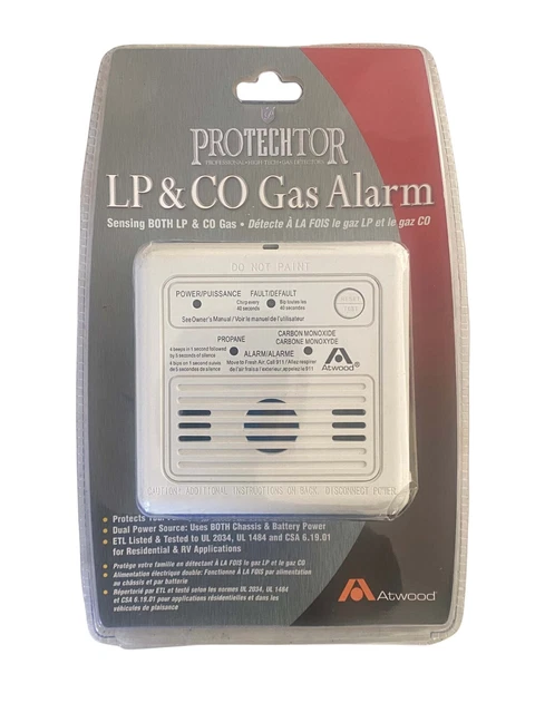 12V Atwood 36681 Carbon Monoxide & LP Gas Propane Detector Alarm RV Trailer