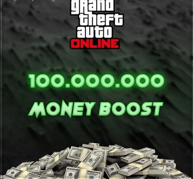 100 Million Dollar ( 100000000 ) 100 Dollar for Gta 5-online ⚡FAST DELIVERY⚡