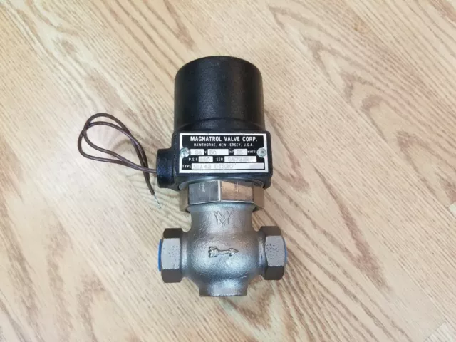 Magnatrol Valve Corp. Type 18A42 Solenoid Valve 24VAC, 110 P.S.I. 1/2"