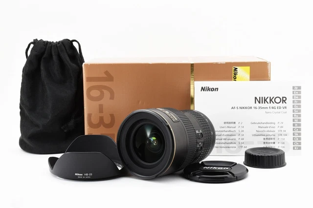 Nikon AF-S Nikkor 16-35mm f4G ED VR Wide Angle Lens F/4 G JAPAN 【NEAR MINT】 #738
