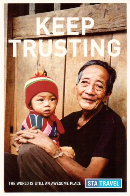 V07190b Australia Avant Card #7190b Keep Trusting postcard