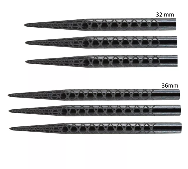 Phil Taylor Generation 4 Black Diamond Cut Dart Points by Target - G4 Gen 4