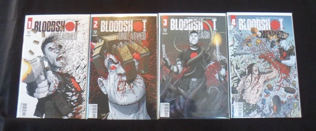2022 Bloodshot Unleashed (Valiant) COMPLETE SET of 4 Comics 1-4 (1 2 3 4) NM/1ST