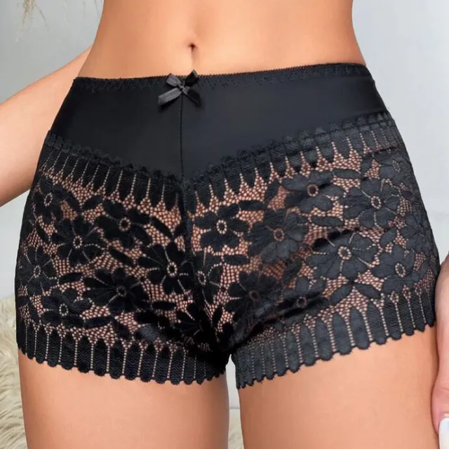 Pack Of 4 Womens Sexy Lace Panties Briefs See Through Boyshorts Underwear Lot