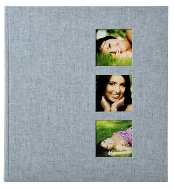 Goldbuch Fotoalbum Style grau 27630 - 30x31 cm , 60 weiße Seiten zum Einkleben