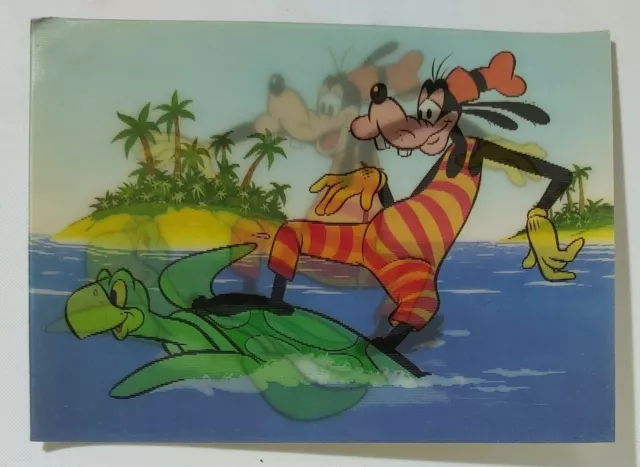 25261 Cartolina animata DISNEY - Pippo e la tartaruga di mare - VG