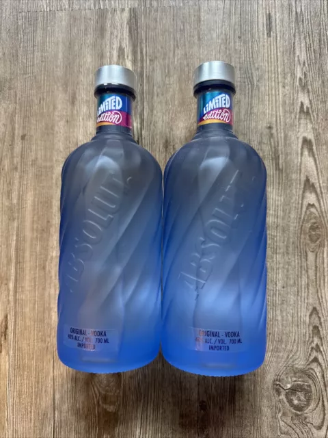 2x ABSOLUT VODKA movement edition | 0,7L | ungeöffnet und versiegelt