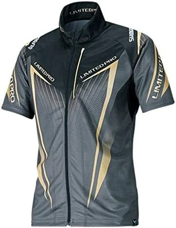SHIMANO Full Zip Shirt Limited Pro Short Sleeve SH-012S M From Japan