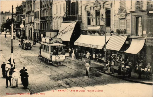 CPA NANCY - Rue St-DIZIER - Central Point (386129)