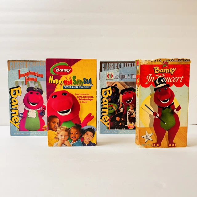 BARNEY & FRIENDS VHS Lot of 5 Vintage 1990’s early 2000’s Camp