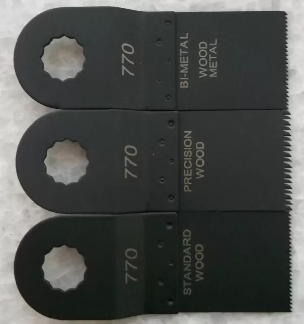 Renovator Oscillating Multi Tool Saw Blades Bi-Metal Precision Standard 3Choices