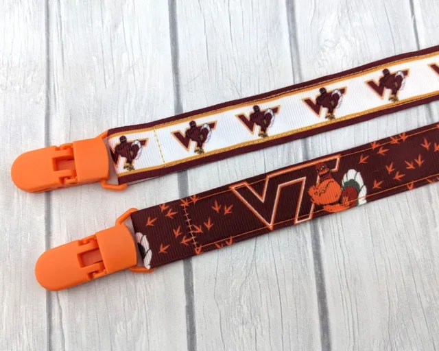 Pacifier Clip Baby Shower Gift Pacifier Holder College Stocking Stuffer Virginia