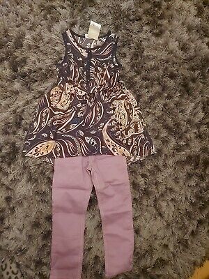 Girls Outfit Set Top And Jeans Age 4 Next