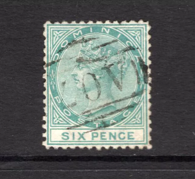 M8261 Dominica 1874 SG2 - 6d green.