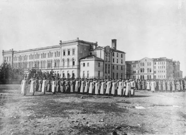 BULGARIAN TROOPS BEING Inspected In Sofia Balkan War 2 1912 Old Photo ...