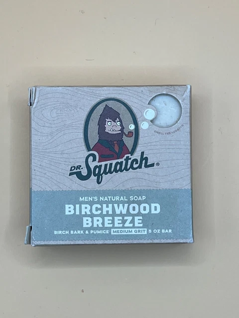 Dr. Squatch Natural Soap Birchwood Breeze - Brand New