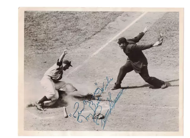 Tom Gorman MLB Umpire Signed 8x10 VINTAGE Photo W/Our COA RH2