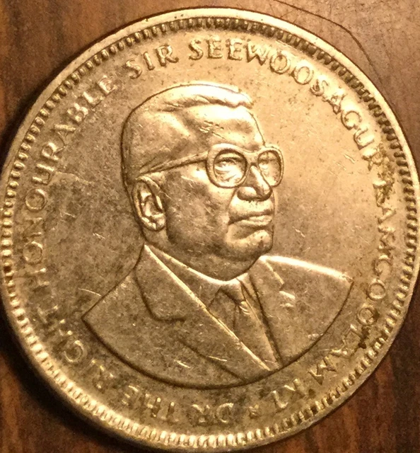 2007 Mauritius Half Rupee Coin