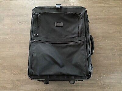Tumi 22" Carry On Luggage Black 2 Wheel Rolling Bag Expandable Folding Rare
