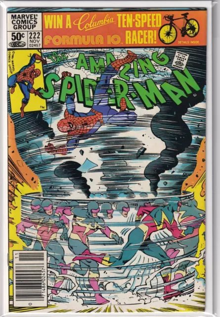 Amazing Spider-Man ASM # 222 HIGH GRADE Nov 1981 Marvel Comic Book Bronze Age