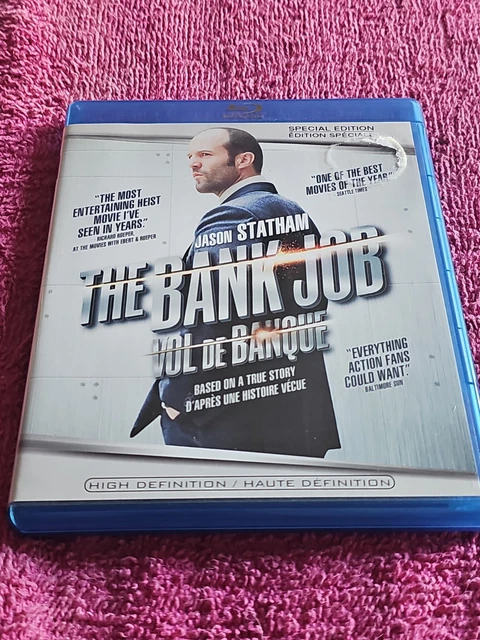 THE BANK JOB Blu-ray Disc Jason Statham JUST COMES WITH BLU RAY VERSION ...