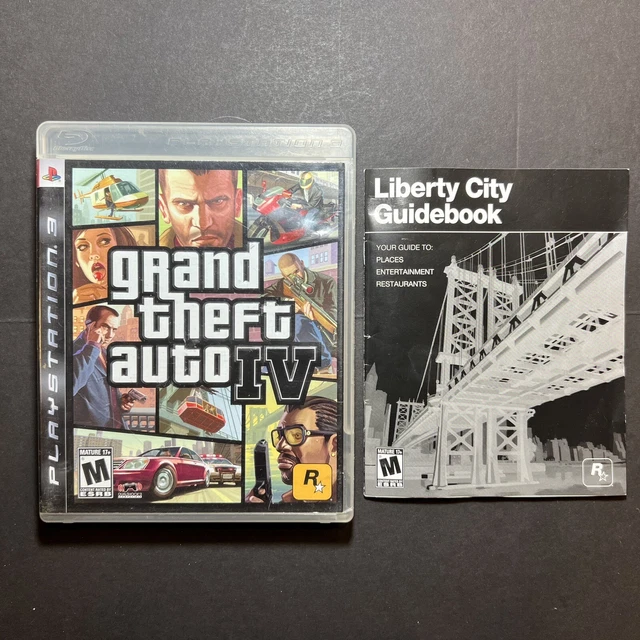 GRAND THEFT AUTO IV GTA 4 PlayStation 3 PS3 manuel complet EUR 11,06 ...