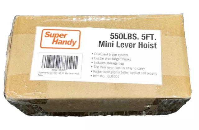 Brand New Never Opened Mini Lever Hoist 550 Lb 5 Ft