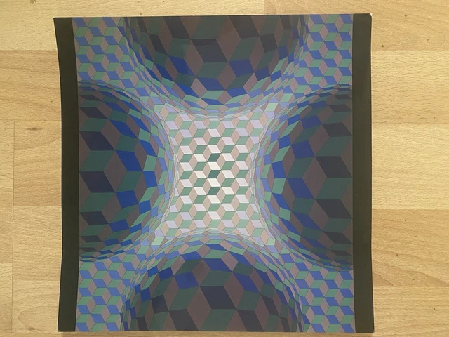 Sérigraphie Vasarely CHEYT-STRI-TON