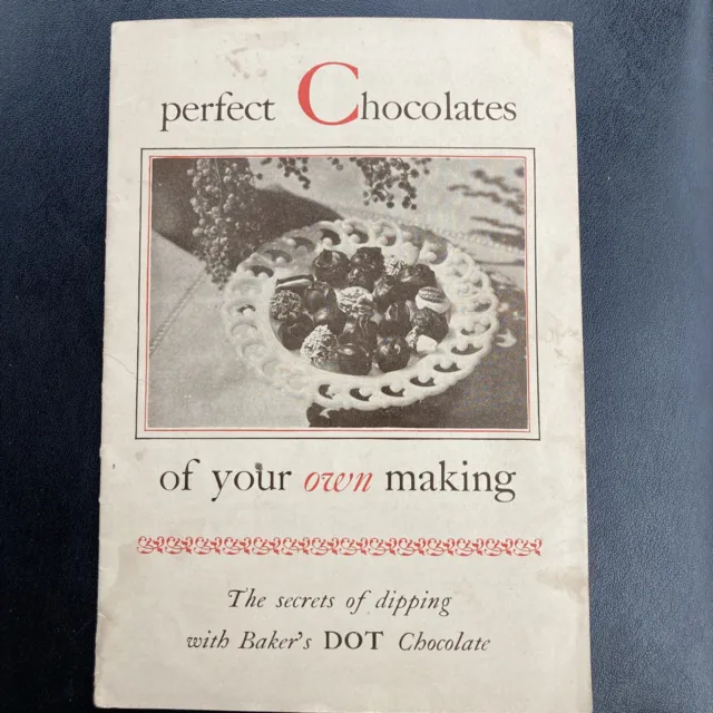 Vintage 1928 Dots Sweet Chocolates Advertisement. Perfect Chocolates
