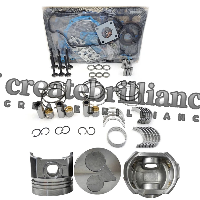 D1703 ENGINE OVERHAUL Rebuild Kit (No cylinder liner) for Kubota D1703