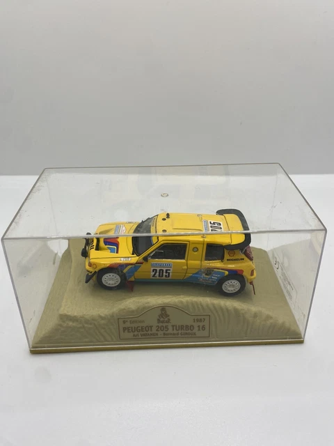 1/43 Norev Peugeot 205 Turbo 16 Paris Dakar 1987