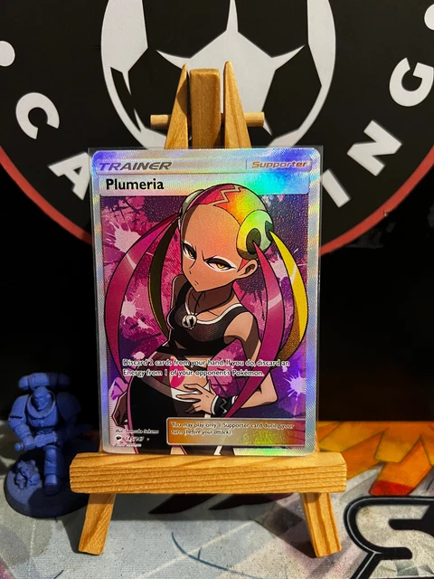 Plumeria FULL ART ULTRA RARE 145/147 SM Burning Shadows Pokemon HOLO MP