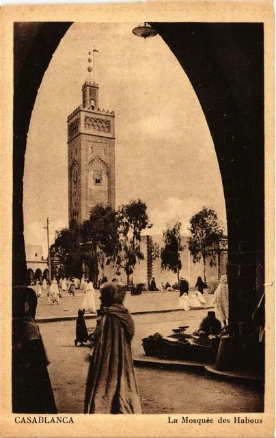 CPA AK CASABLANCA La Mosque des Habous MOROCCO (689713)
