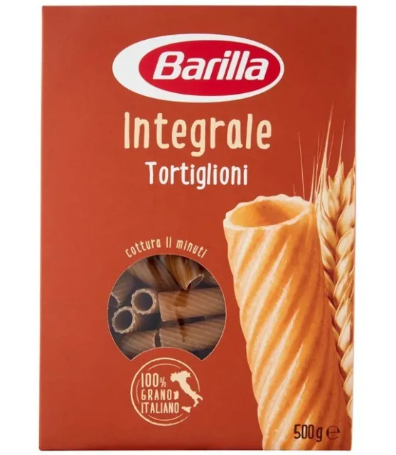Barilla Tortiglioni Integrale 500 Gr