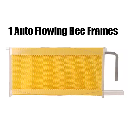 1x Auto Flowing Bee Frames Plastic Beehive Frames Beekeeping Frame Honeycomb