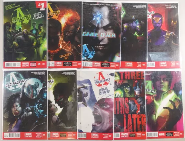 Avengers Undercover 2014 Complete Series 1-10 Comics Lot