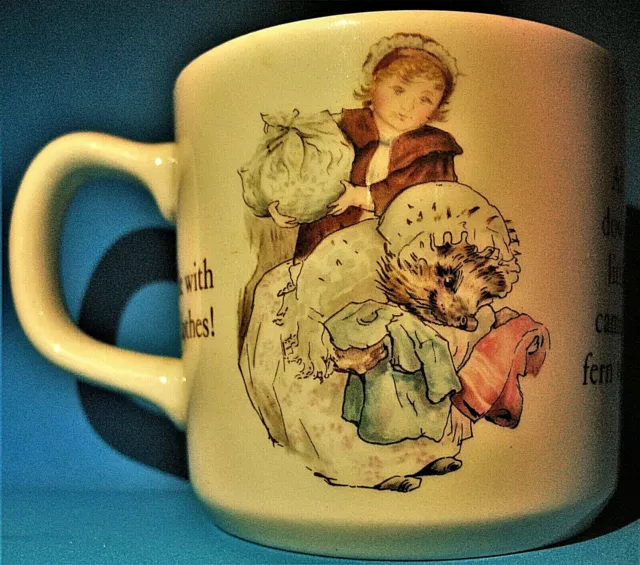 Wedgwood Of Etruria Barlaston Mrs Tiggy Winkle Mug Beatrix Potter Lucie Hedgehog