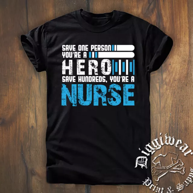 Save Hundreds, You're A Nurse | Krankenschwester Fun Geschenk Shirt S-5Xl