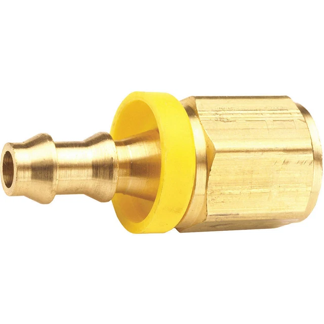 DIXON VALVE & COUPLING 2740404C Push on Hose Fitting,1/4"x1/4",BarbxNPTF