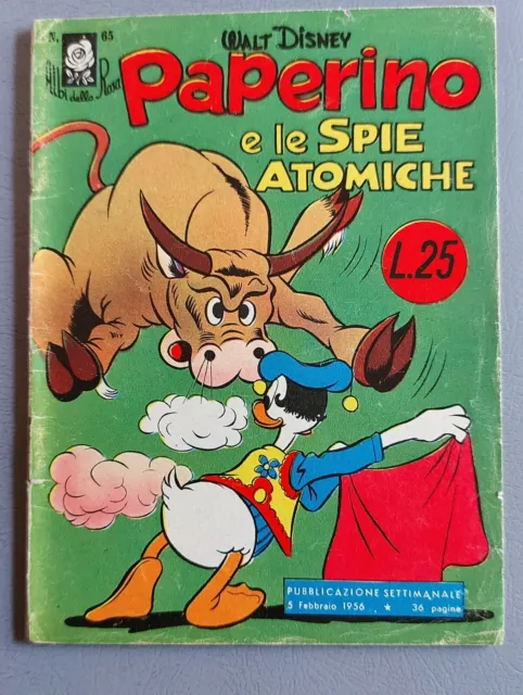 Paperino Albi della Rosa 65  - 5 Febbraio 1956 - In buone condizioni - 36 pagine