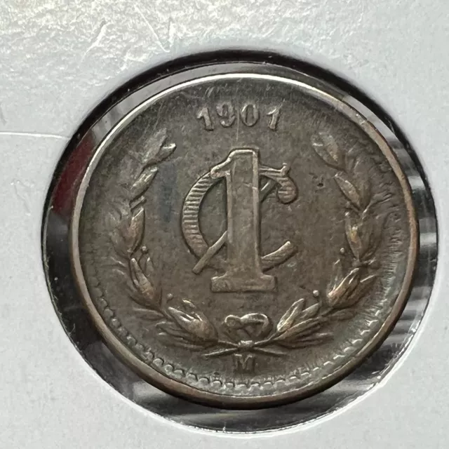 1901 Mexico One Centavo Nice Coin