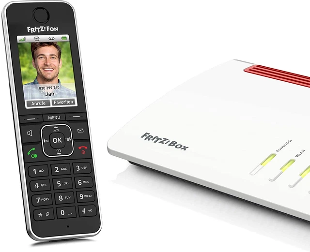 Marchand: AVM Fritz!Fon C6 Noir Dect-Komforttelefon - État : Bien 4