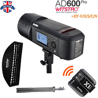 60*60cm Softbox Stativo 2m GODOX MS300 300W 2.4G FLASH DA STUDIO BOWENS Mount 