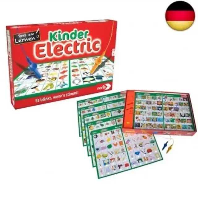 ✅Noris 606013702 Kinder Electric Der Lernspiel-Klassiker, was passt zusammen ♻️